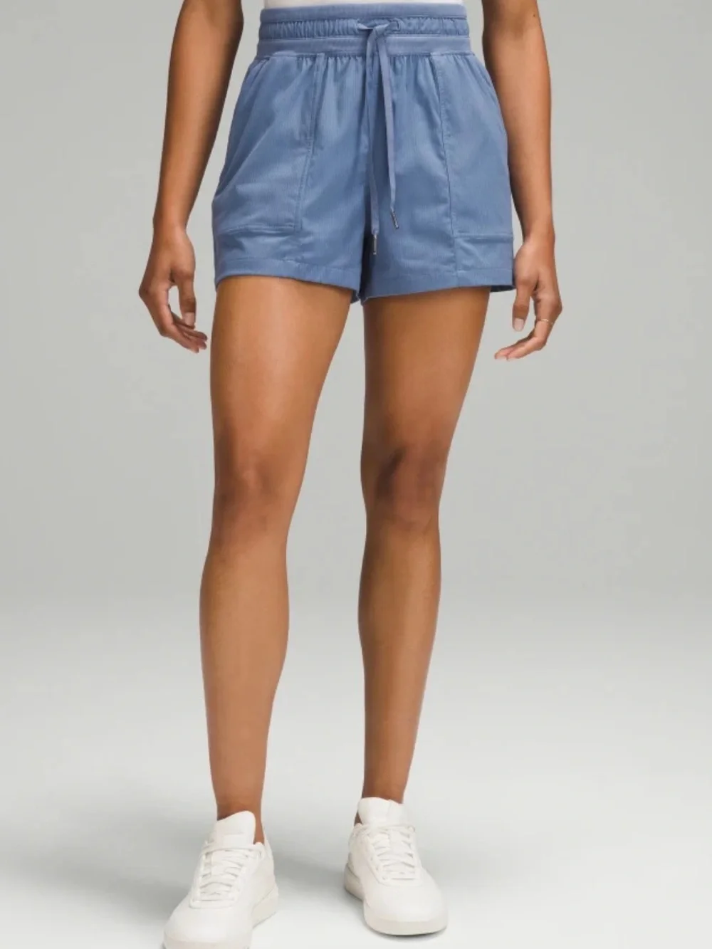 Lululemon Dance Studio High Rise Shorts 3.5” Size 4 Oasis Blue Activewear Gym